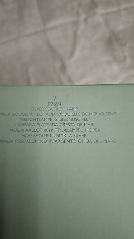Portacandele: Teelicht Lampe – Nuovo e nell'imballaggio originale da Meisterschwanden venduto da kuschti01 1
