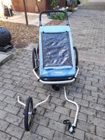 Croozer Kinderanhänger Fahrradanhänger 2-Sitzer blau