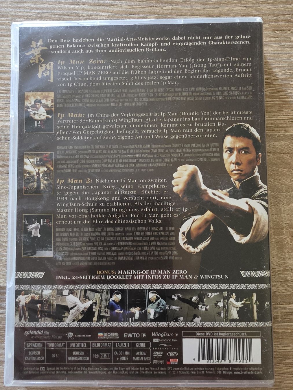 Tutti i DVDs: Ip Man Trilogy 3-Disc Special Edition DVD – Usato da Zürich venduto da P-editon 1
