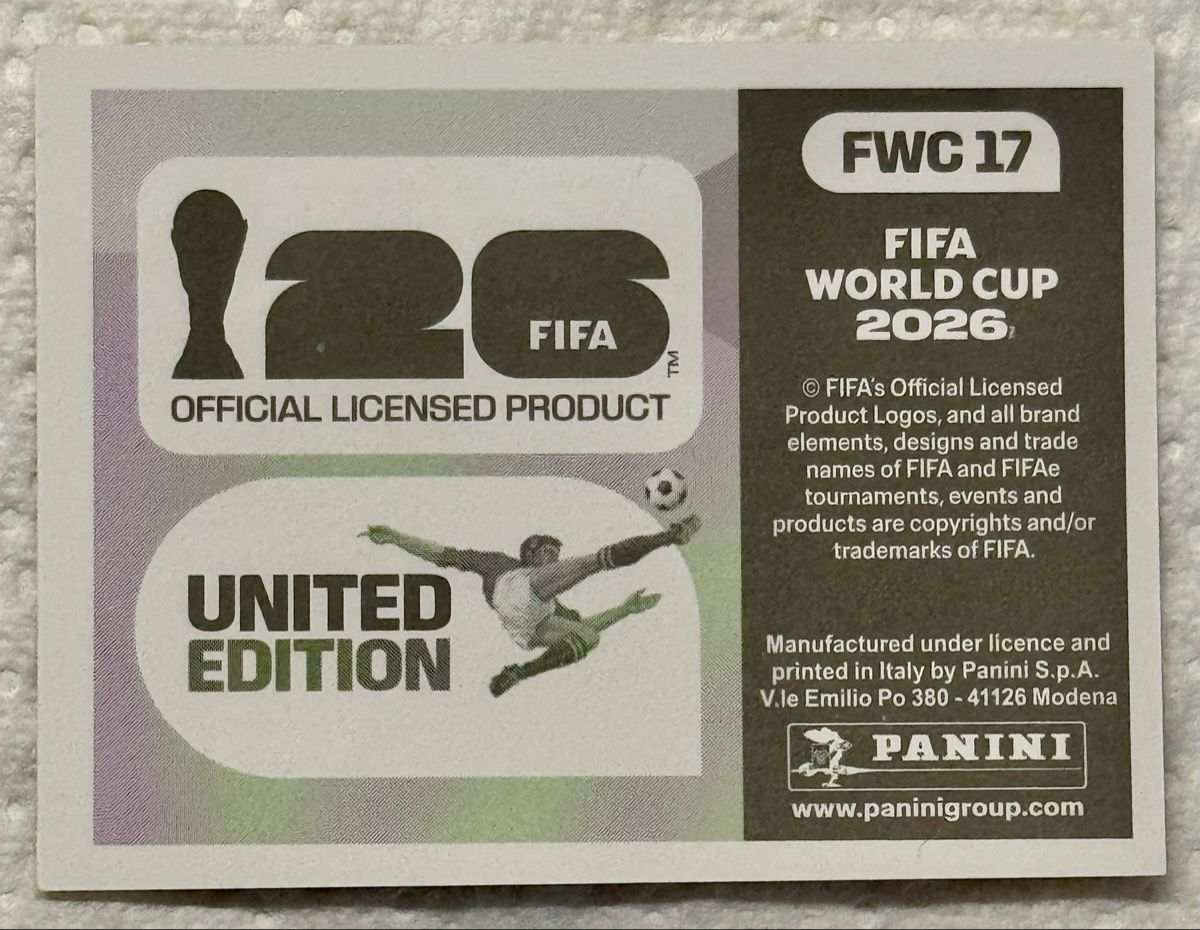 Panini Cartes à collectionner: Panini Sticker WM 2026 - Italy 2006 - FWC 17 – Neuf (Voir description) à Mägenwil par Goldfire 1