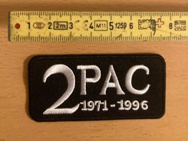 2 Pac / Tupac Patch Sticker Aufnäher Rap