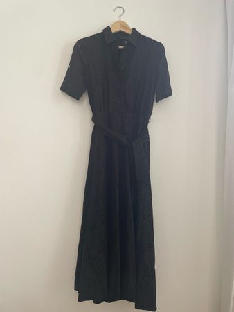 Baumwollkleid in Spitze Gr. 36