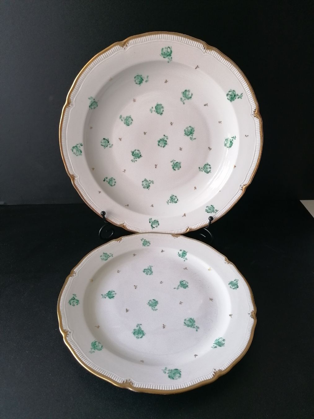 Teller: Set 2 vintage Teller Langenthal Handbemalt – Gebraucht aus Aegerten von Jos_zem