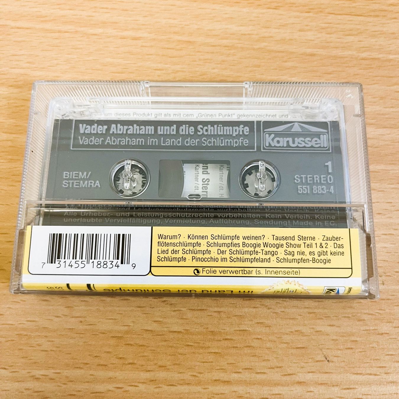 Musicassette: MC - Vader Abraham im Land der Schlümpfe – Usato da Amlikon-Bissegg venduto da allerlei-versand 2
