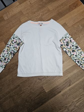 Neuwertiger Sweater Street One mit Pailetten-Ärmeln Gr. 36.