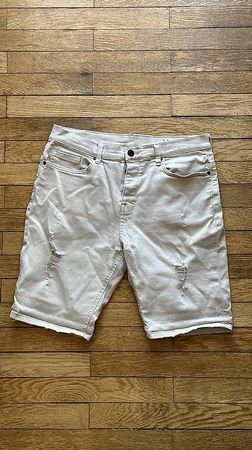 Bermuda Jeans Beige Uomo - Tg. 44 EU (W34)
