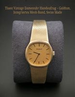 Tissot Vintage Damenuhr Handaufzug  Mesh-Band, Swiss Made