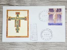 CL05 Enveloppe + Timbre San Marino 1967