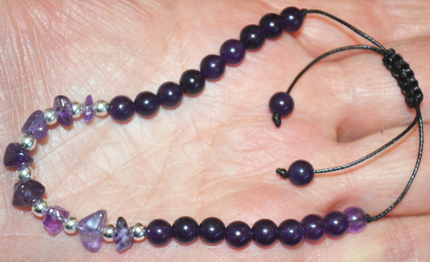 Bracciali & Braccialetti: Armband B-799 – Amethyst einstellbar – Nuovo e nell'imballaggio originale da Goldiwil (Thun) venduto da han_v5b7