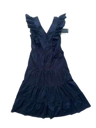 Navy Blue Bio Cotton Dress – Size 36 – New with Tags