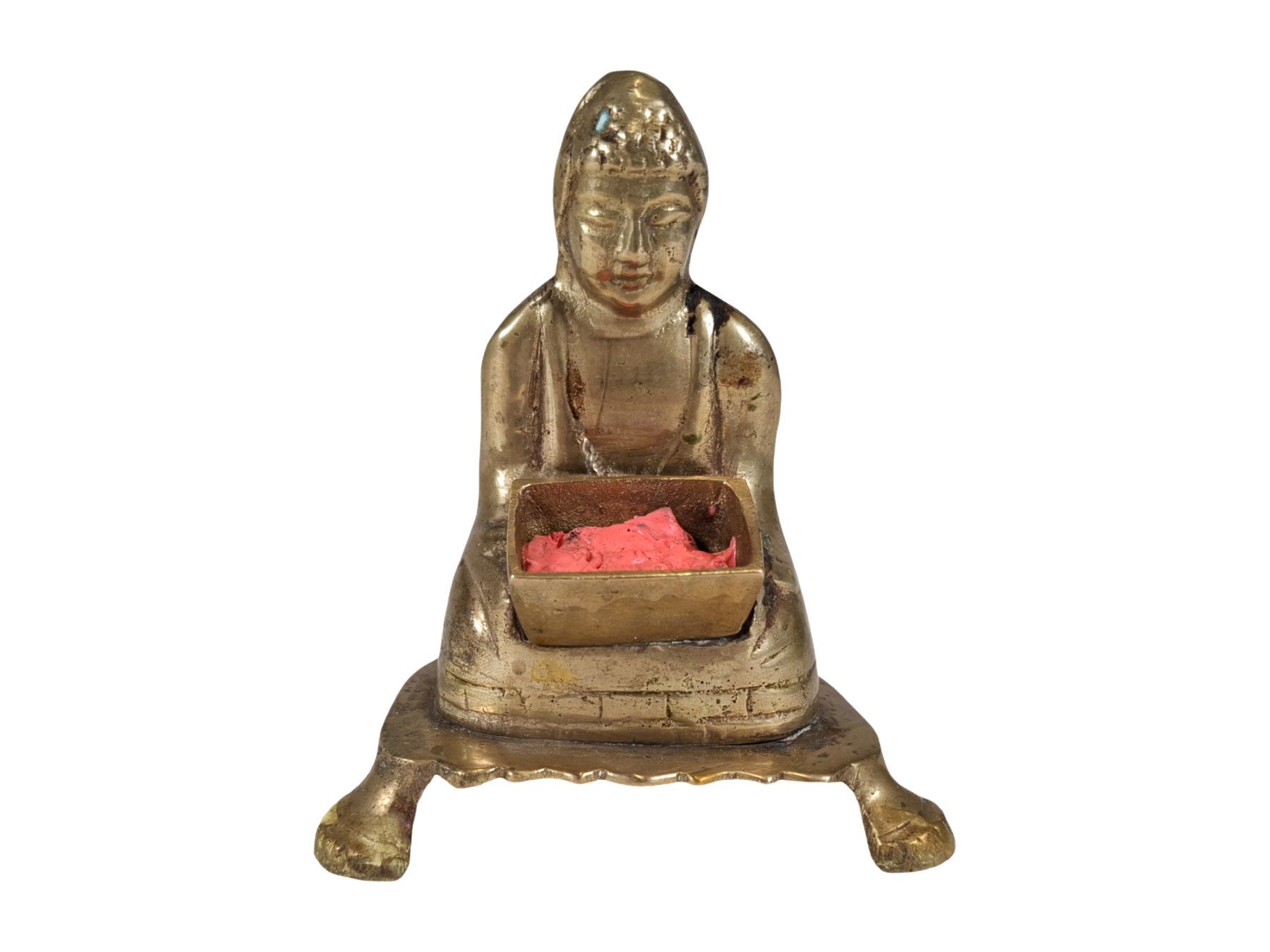 Tutte le decorazioni: Räucherkegelhalter in Form eines sitzenden Buddhas – Usato da Wil SG venduto da Restwert_Wil