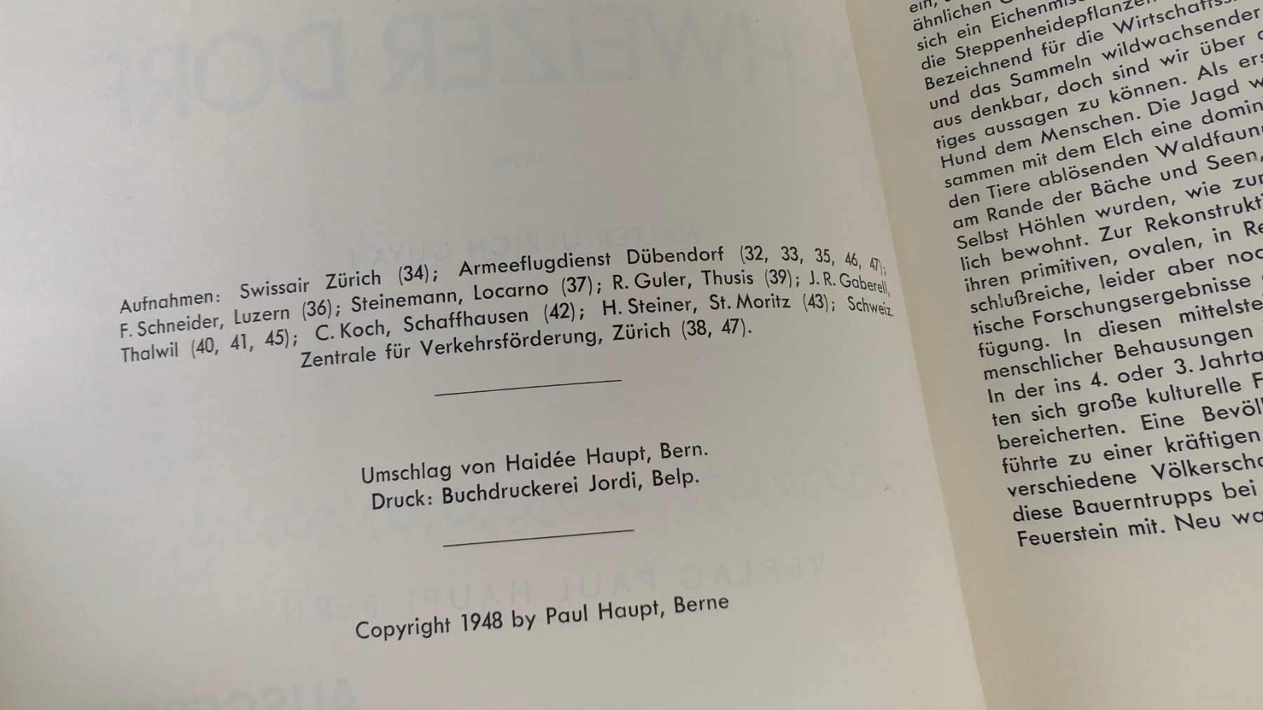 Libri: Schweizer Heimatbücher: Das Schweizer Dorf 1948 – Usato da Zürich venduto da axolottchen 3