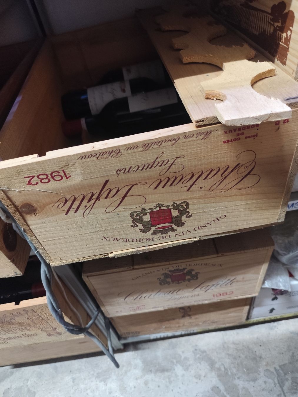 Vino: 1982 Château lafitte laguens – Nuovo e nell'imballaggio originale da Büsserach venduto da Vintage-vins 5