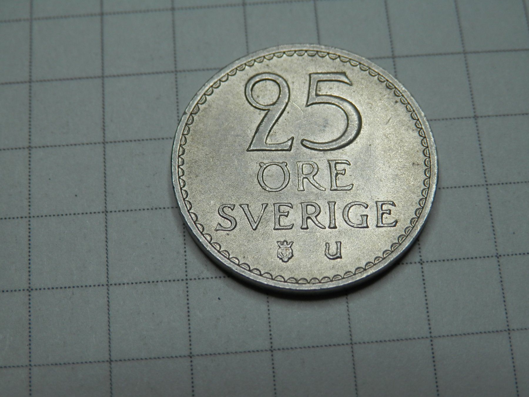 Tutti le monete: Schweden  25 Öre, 1967 – Usato da Weiach venduto da weiach81 1