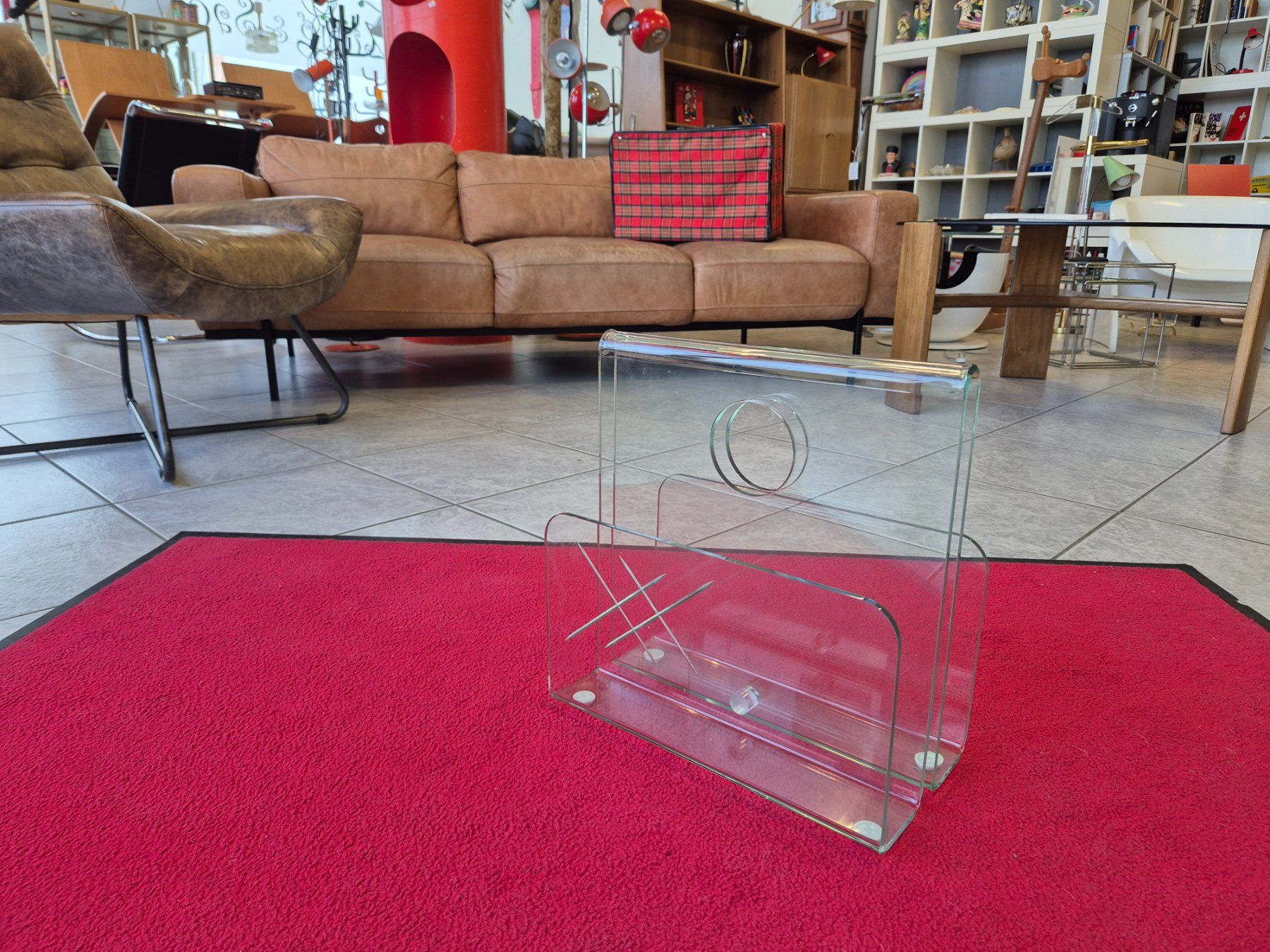 Altro per la casa: Acryl Magazin Rack, Zeitungsständer Plexiglas grün – Usato da Nottwil venduto da Wondewa-Shop 9