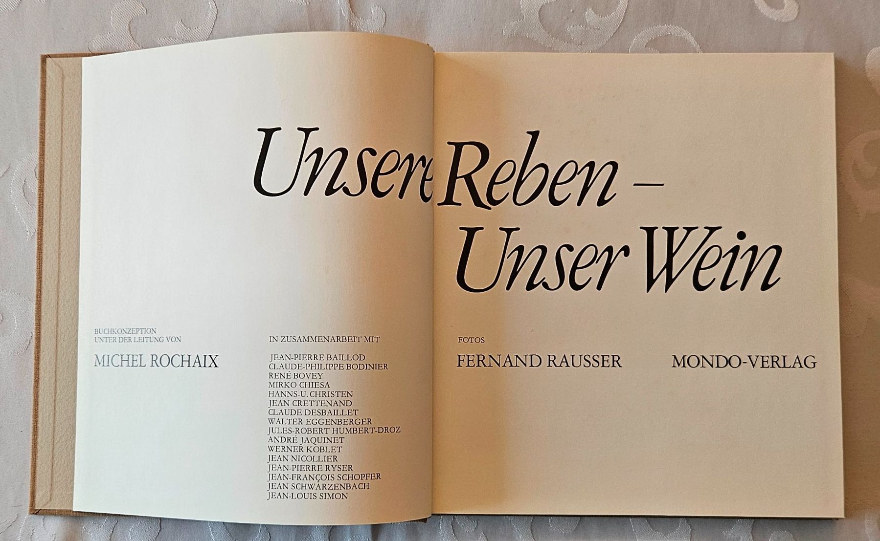 Libri: Sachbuch 'Unsere Reben - Unser Wein' – Usato da Küsnacht ZH venduto da scholli58 2
