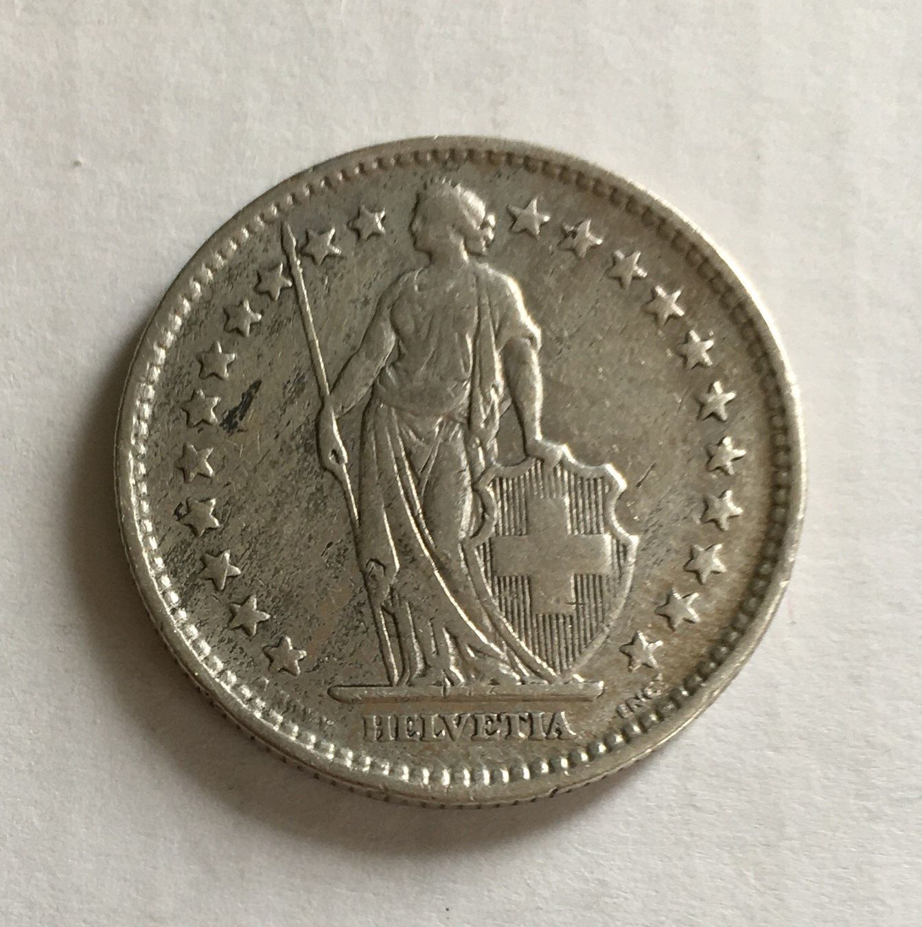 Tutti le monete: 1922 2 Franken Silber – Usato da Kirchberg SG venduto da Helveticus00 1