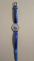 Montre femme Du Bois1885 Quartz vintage - bracelet bleu