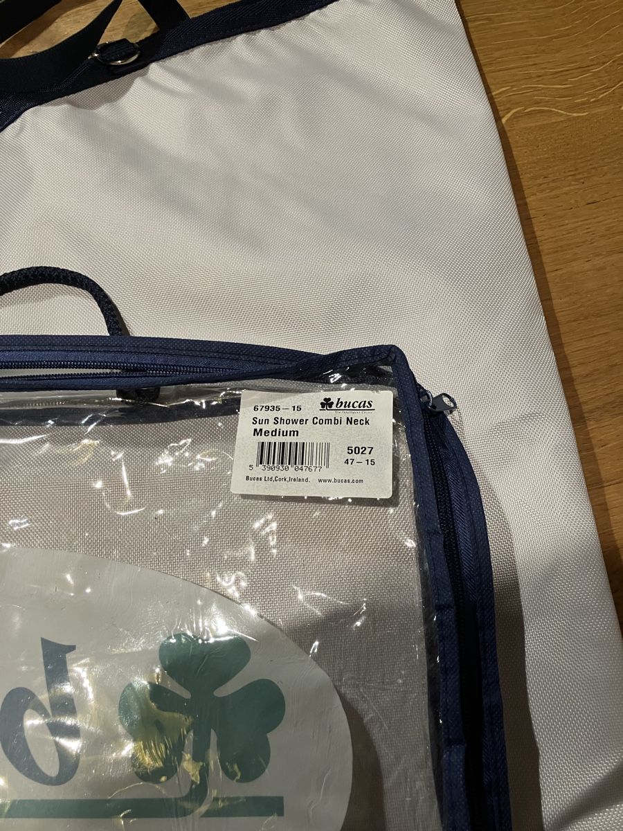 Coperte: Bucas Fliegendecke Halsteil Medium, neu! – Nuovo e nell'imballaggio originale da Oberuzwil venduto da djpiccolo 2