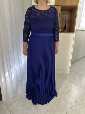 Damen Kleid Bonprix Blau Grösse 42