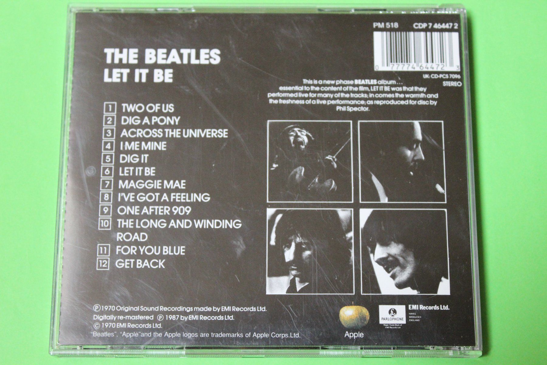 CD: The Beatles - Let it be 80s-CD – Usato da Tübach venduto da JamesStone 2