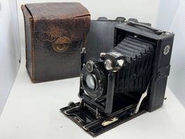 Welta 9x12 Plattenkamera – Leitmeyr Sytar 4.5/135 Compur