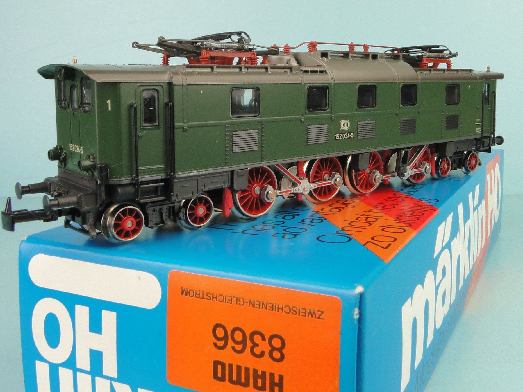 Märklin Modellini di ferrovie: Märklin 8366 BR 152, HAMO Gleichstrom, NEU – Usato da Bülach venduto da cann11