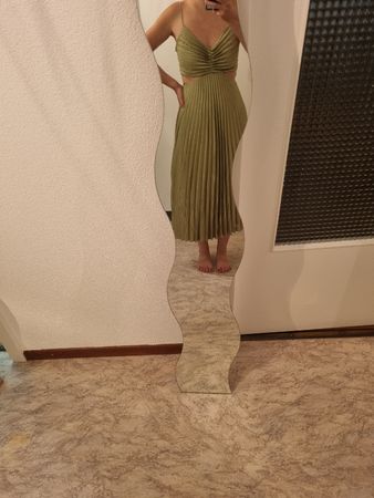 Robe midi Petal & Pup Niamh vert taille XS neuve