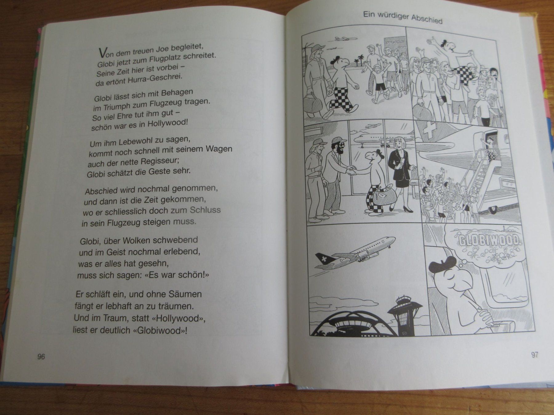 Libri: Globi wird Filmstar, 1. Auflage 2000, unbemalt – Usato da Binningen venduto da Oldfashion 8
