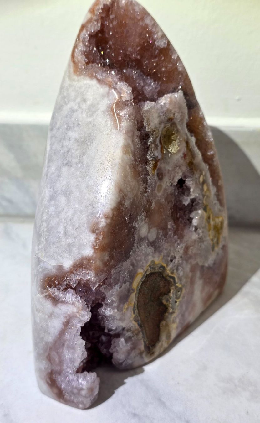 Minerali & Pietre curative: Pink Amethyst Freiform 900g – Nuovo e nell'imballaggio originale da Matzingen venduto da Shay_Crystalz 2