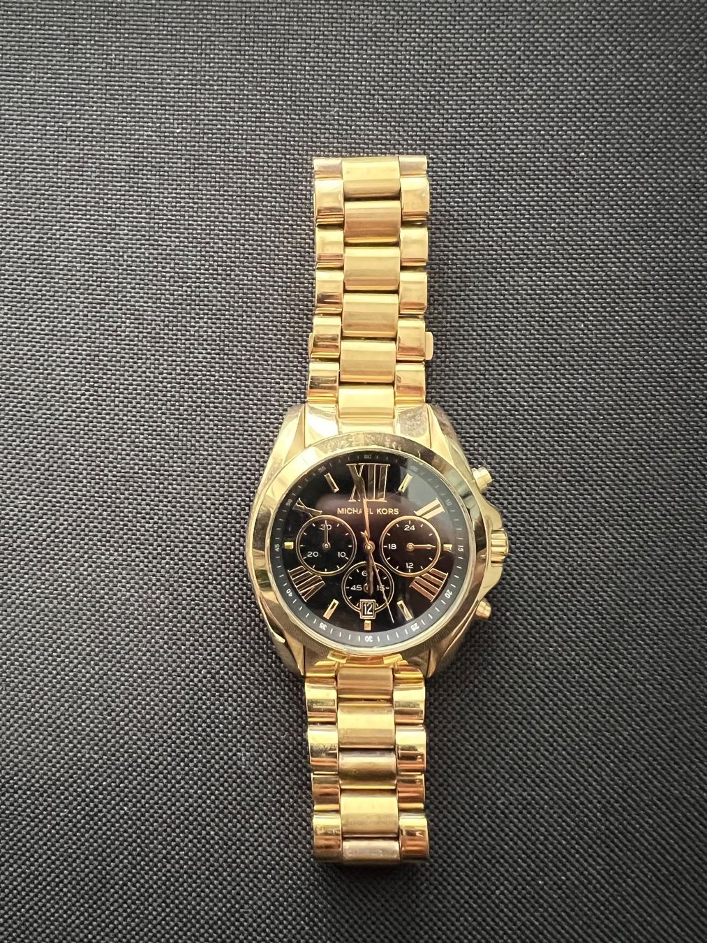Michael Kors Uhren: Michael Kors Herrenuhr Gold – Gebraucht aus Lufingen von  1