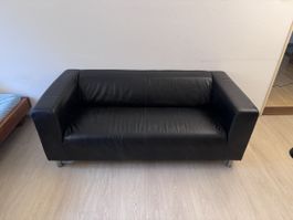 Kunstledersofa schwarz guter Zustand