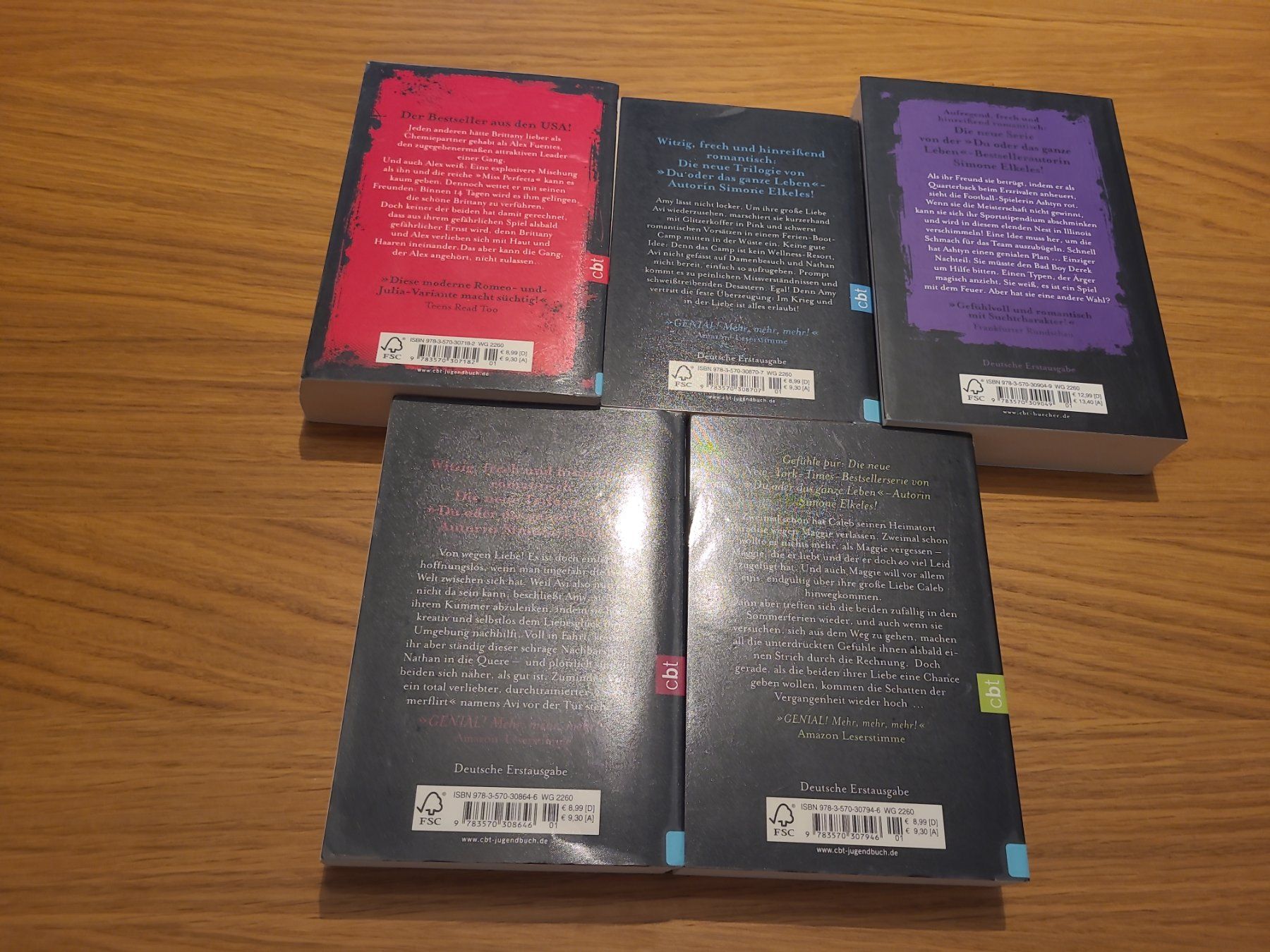 Libri: Simone Elkeles – 5 Jugendromane im Bundle – Usato da Jona venduto da Zuerisee99 1