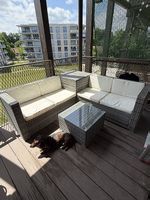 Rattanlounge für Garten oder Balkon