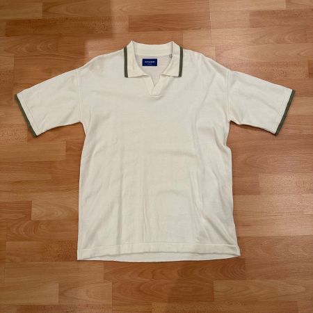 Jack & Jones Kurzarm Polo Hemd weiss, Grösse S
