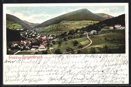 Langenbruck, Totalansicht mit Berglandsc