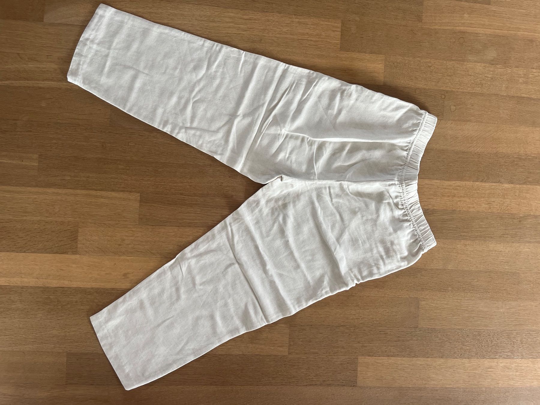 H&M Pantaloni: Damen Hose Leinen beige – Usato da Laupen BE venduto da lee_ym6v 5