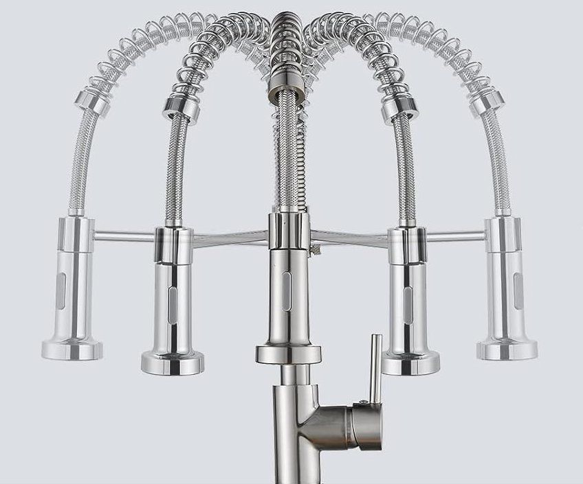 Rubinetteria: Küchenarmatur mit Pull Down Sprüher Brause – Nuovo e nell'imballaggio originale da Geneve venduto da Titi2008 5