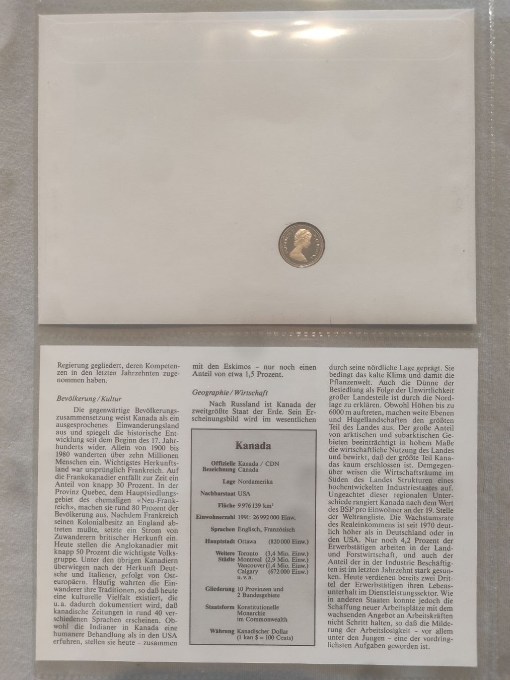 Tutti le monete: Münzbrief Kanada 1983 – Usato da Zürich venduto da Hamaster 1