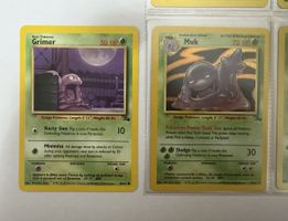 Pokémon Grimer and Muk cards good condition