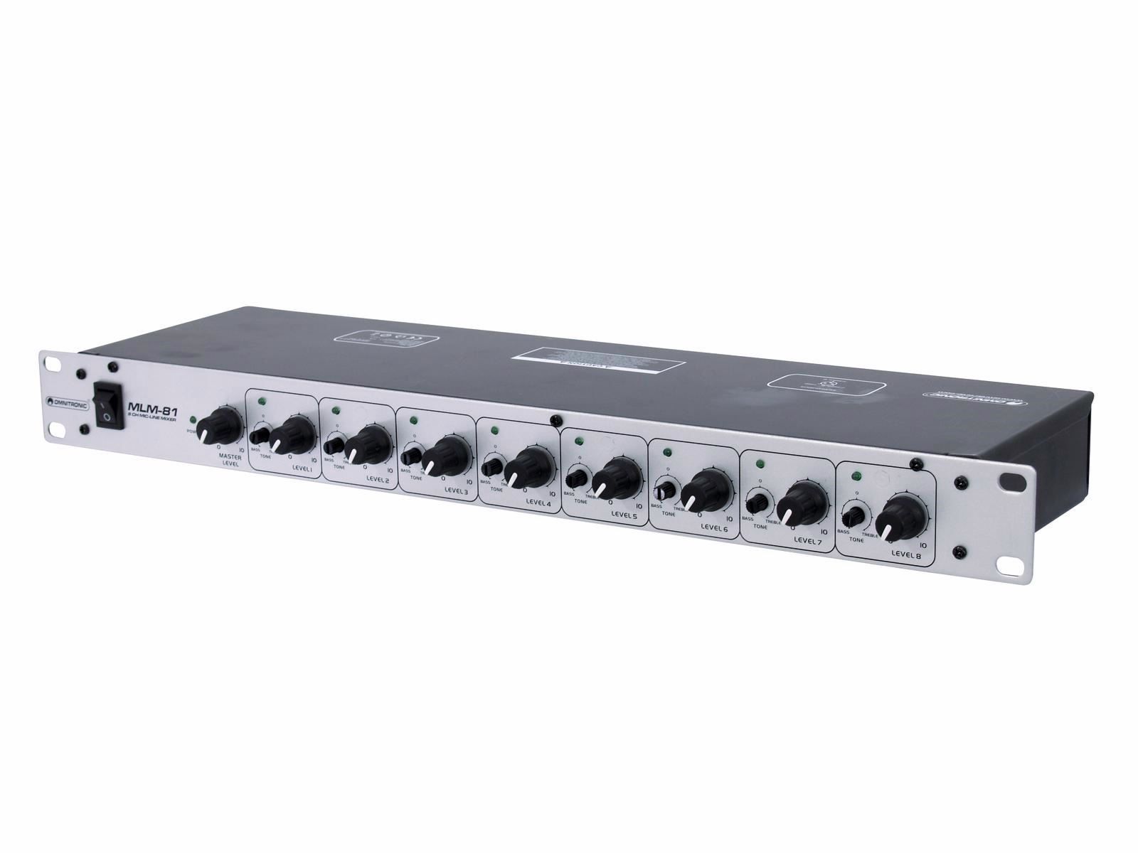 Sistema di controllo: OMNITRONIC MLM-81 Mikrofon-Line-Mixer – Nuovo e nell'imballaggio originale da Däniken SO venduto da Profog1 3