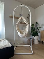 Baby Hängematte mit Gestell weiss