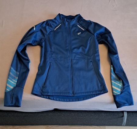 Asics Damen Laufjacke, Grösse S, Winter, blau