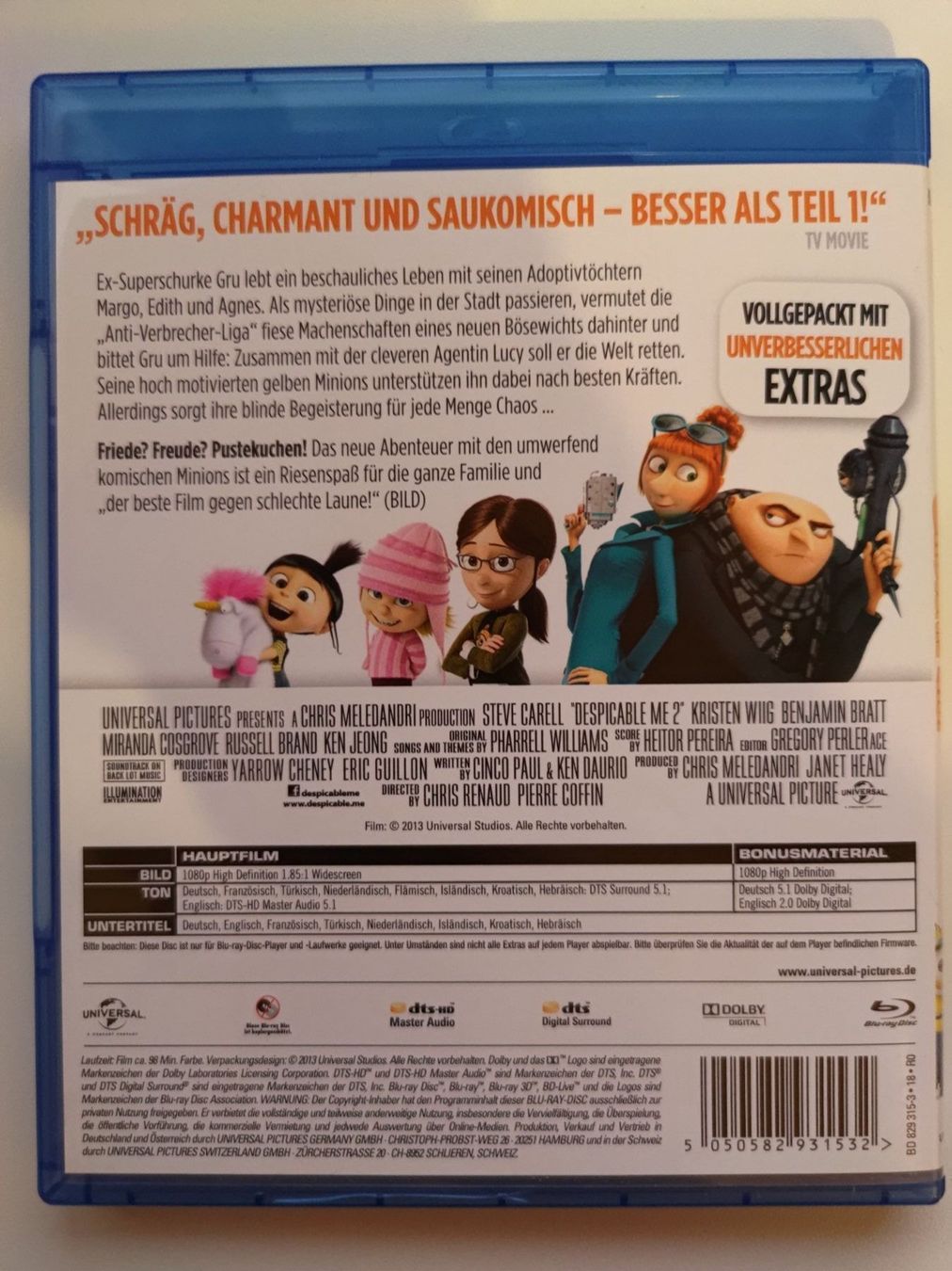 Tutti i DVDs: Ich einfach unverbesserlich 2 – Usato da Liestal venduto da Kratzilla 2