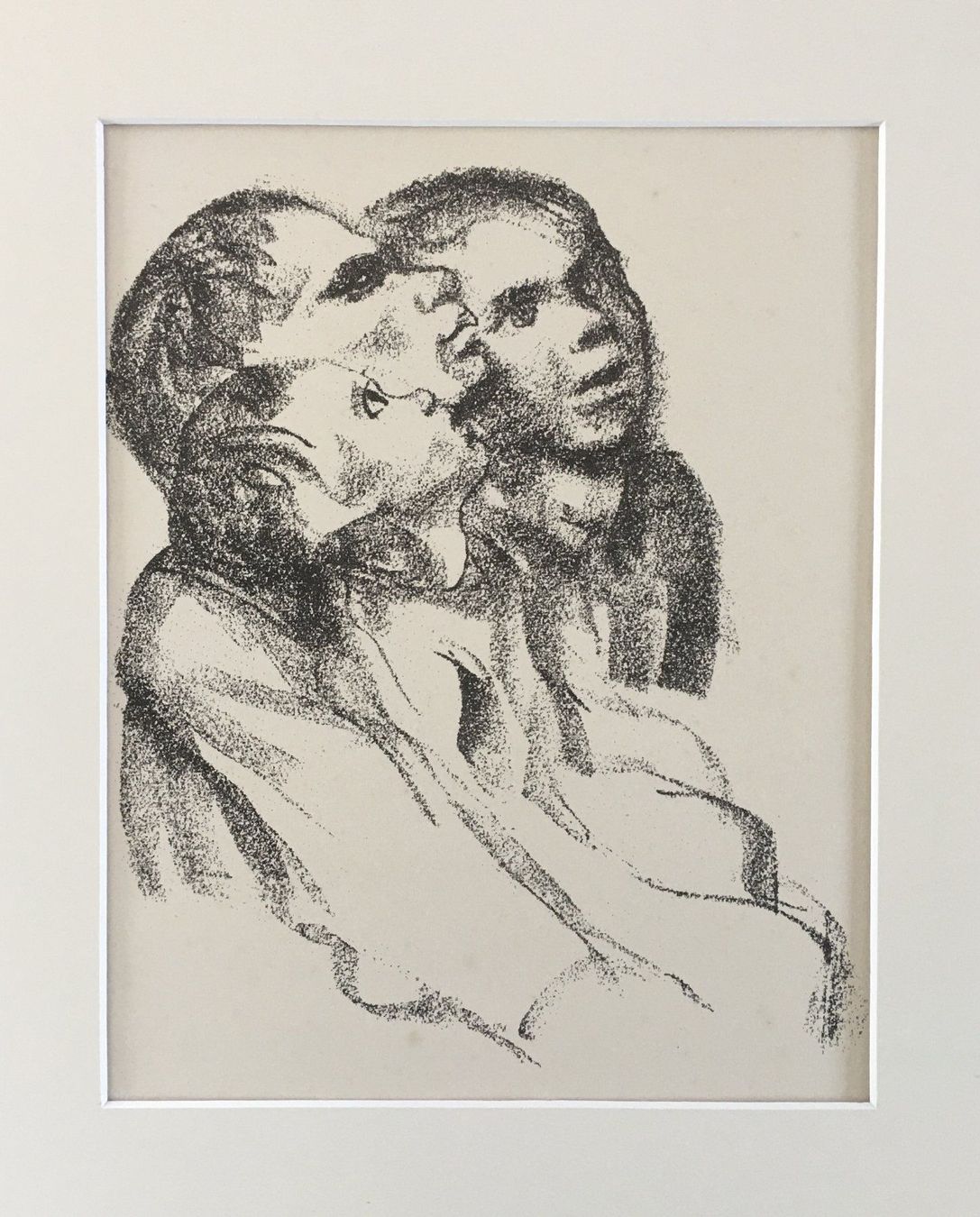 Grafica & Litografie: Käthe Kollwitz    "Zuhörende"  ZINK- oder STRICHÄTZUNG – Usato da Nennigkofen venduto da juhit 2