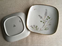 6 Vintage Dessertteller aus den 50er Jahren