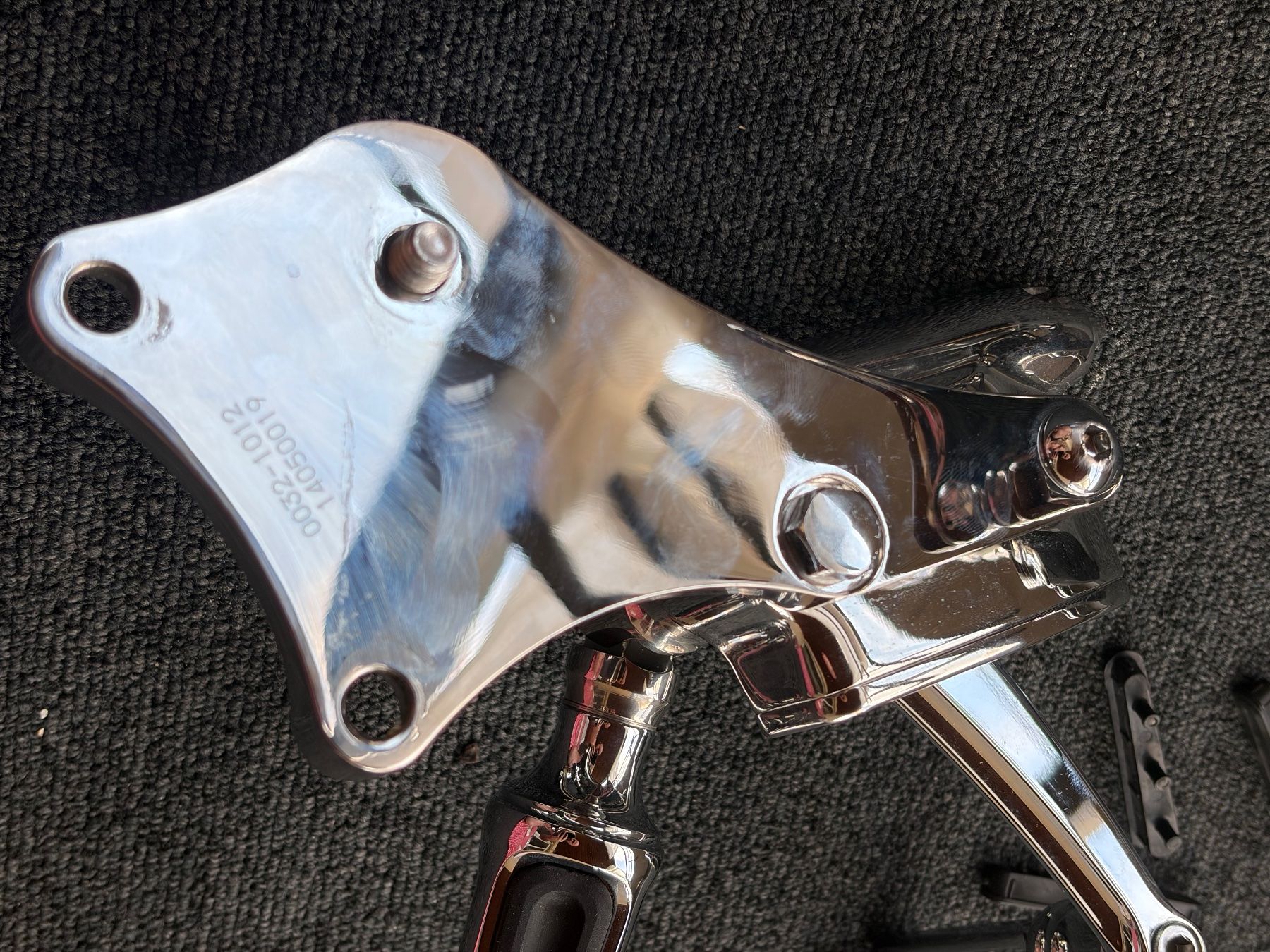 Harley-Davidson Tutti i ricambio per moto: Harley Fussrasten PM Performance Machine Chrom – Nuovo e nell'imballaggio originale da Rütihof venduto da elcheffe81 8