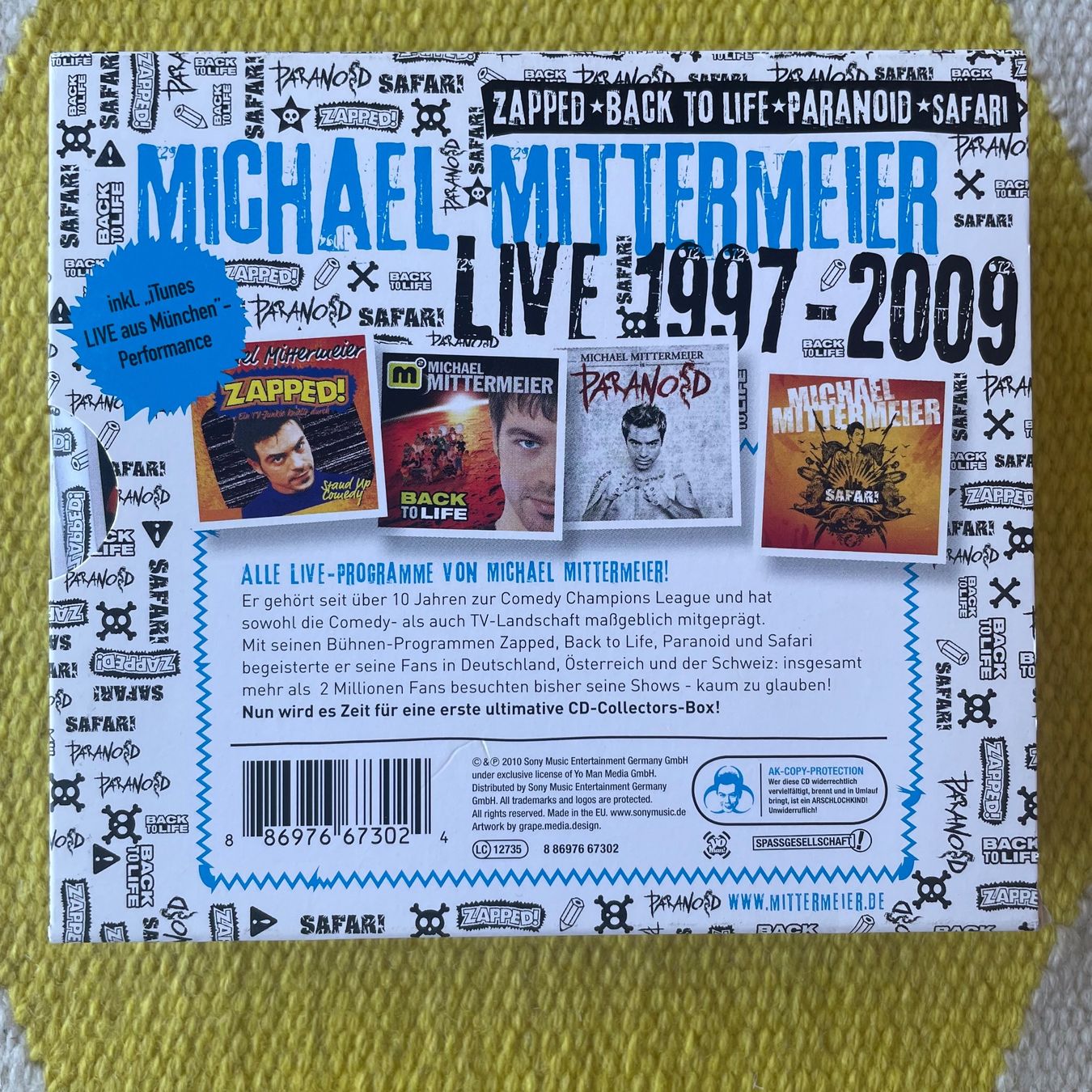 CD: MICHAEL MITTERMEIER-5CD LIVE 1997-2009 (DIGIPACK) – Usato da Rorschacherberg venduto da CD-Roli 4