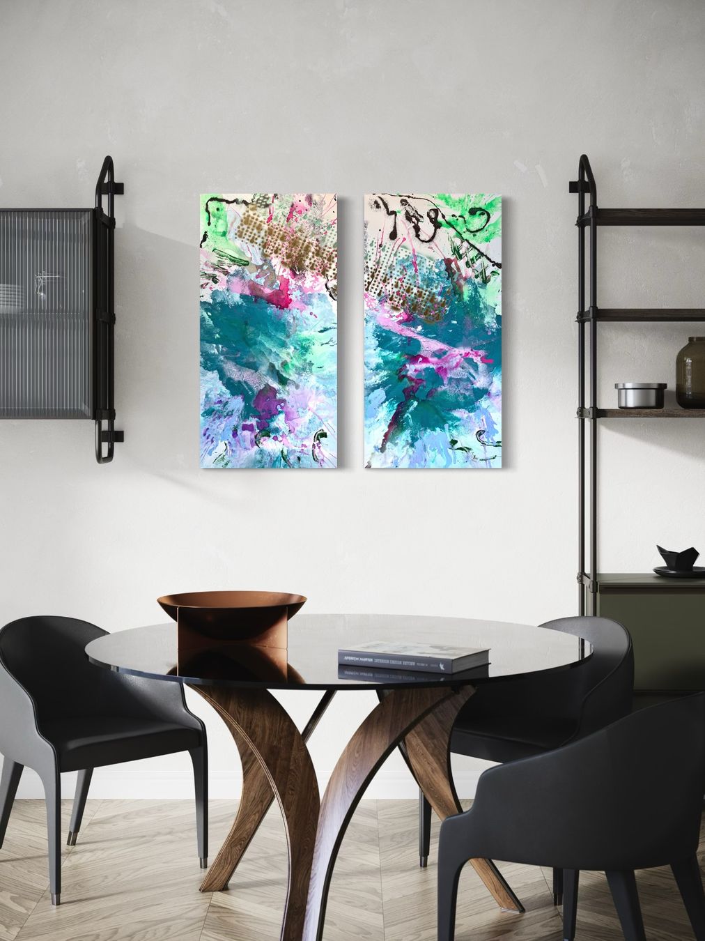 Foto & Immagini: Abstraktes Acrylbild zweiteilig – Nuovo (secondo la descrizione) da Luzern venduto da edmundart 7