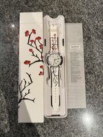 Swatch Uhr mit Blumenmuster inkl. Originalverpackung